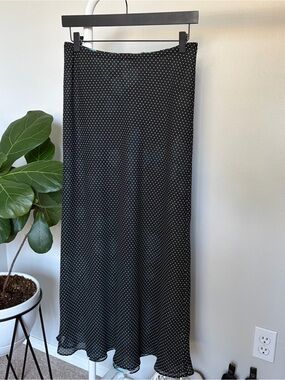Reversible Vintage Low Rise Maxi Skirt